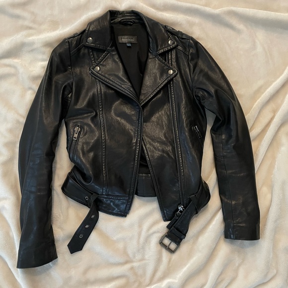 Mackage leather biker jacket - Picture 1 of 5